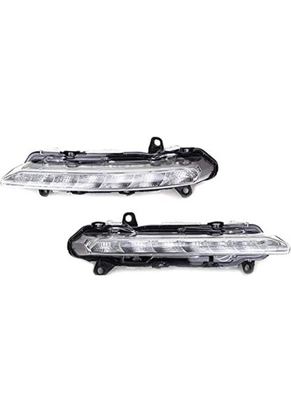 Gündüz Farı, 1 Çift L+R LED Drl Gündüz Farı S-Class 09-13 W221 S350 S500 2218201856 2218201756, Siyah (Yurt Dışından)