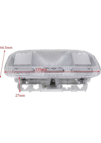Okuma Lambası,araç Arka Okuma Lambası Kubbe Iç Lambası 6362N2 408 3008 301 307 C3-Xr C5/,gri (Yurt Dışından)