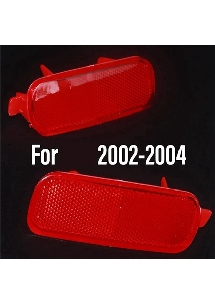 Arka Tampon REFLEKTÖRÜ,33555-S9A-003 33505-S9A-003 Arka Tampon Reflektörü Uyarı Işıkları Araba Için -V 2002 2003 2004,KIRMIZI (Yurt Dışından) fiyatları