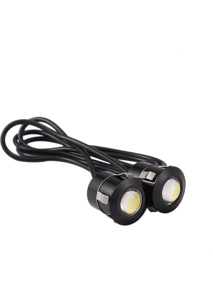 Işık, 2 Adet LED Eagle Eye Yedek Işık Sis Sürüş Lambası Araba Motosiklet Beyaz 9W Siyah, Siyah (Yurt Dışından)