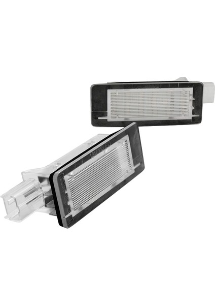 Plaka Işıkları, Espace MK403 Scenic Mk2 Lagunakgo Daciaduster Için 2x LED Plaka Işığı, Siyah (Yurt Dışından)