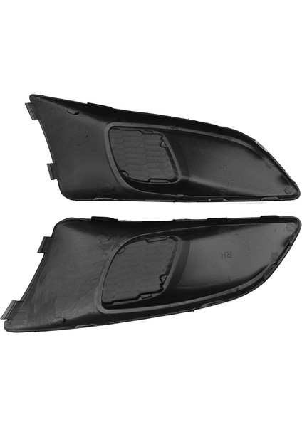 Ön Tampon Sis Lambası Kapağı, 1 Çift Ön Tampon Sis Lambası Kapağı 96694768 96694774 Sedan 2011-2016 Hafif Çerçeve Deliksiz, Siyah (Yurt Dışından)