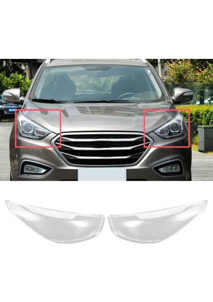 Far Mercek Kapağı, Sol Taraf IX35 2013 2014 2015 Araba Far Mercek Kapağı Işık Lambası Abajur Ön Kabuk, Şeffaf (Yurt Dışından) fırsatları