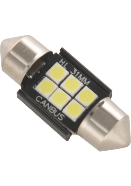 Ampuller, Son Derece Parlak 400 Lümen 3020 Yonga Seti Canbus Hatasız LED Ampuller Iç Mekan Araba Işıkları Plaka Kubbesi Harita Kapı Nezaket 31MM Festoon DE3175 6428 Xenon Beyaz, Beyaz (Yurt Dışından)