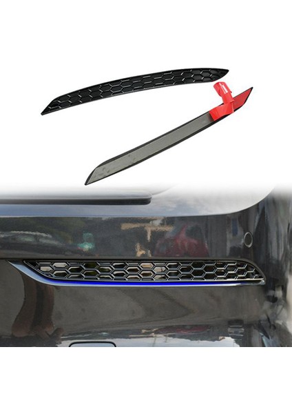 Rline Reflektör, 2 Adet Arka Tampon Reflektör Şeritleri - Golf 8 Mk8 2020-2022 Dış Parçalar, Siyah (Yurt Dışından)