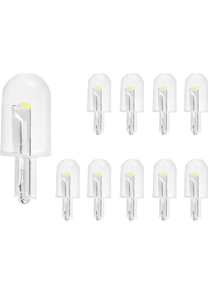 Araba Işıkları, 10 Adet Araba LED T10 W5W Cob Okuma Tavan Lambası Işaret Lambasıışıkları Plaka Ampulleri 168 194 192 Dc 12V Beyaz, Beyaz (Yurt Dışından)