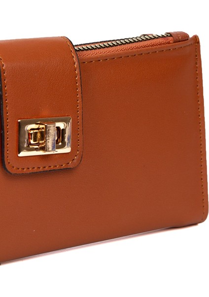 Kadın Kahverengi Soft Doku Kartlık ve Cüzdan newpolo049 fırsatları
