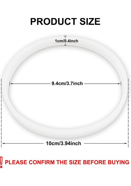 Ninja Için Aksesuarlar,paket Kauçuk Conta Yedek Conta Beyaz O-Ring Meyve Sıkacağı Blender Bardak Parçaları Contaları BL770 Büyük (Yurt Dışından)