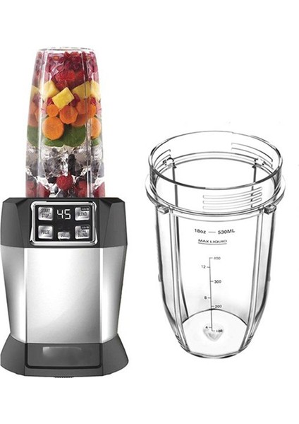 Ninja Için Aksesuarlar,adet Meyve Sıkacağı Aksesuarları Bardak Kapağı 12OZ ve 18OZ ve Kapaklar Bıçak Yedekleri Uygun Blender (Yurt Dışından)