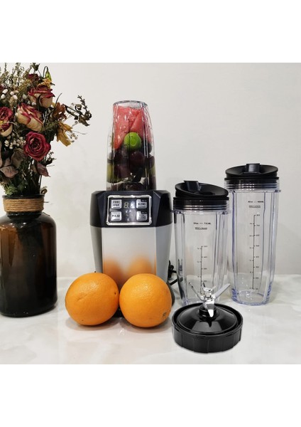 Ninja Için Aksesuarlar,blender BL450-30 BL456-30 BL480-30ECT Için Yedek Parçalar, 24OZ Bardaklar ve 7 Kanatlı Bıçak Aksesuarları (Yurt Dışından)