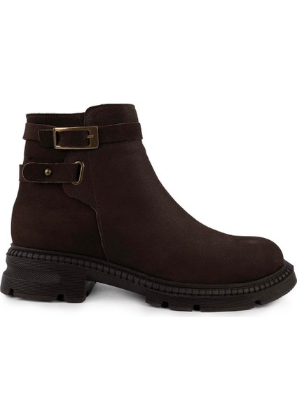 Modern Nubuk Termo Taban Bot Kahve Nubuk 36-50