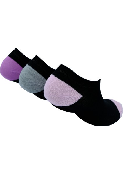 Kadın Bambu Patik Çorap - 3'lü Paket (Beden 36-41)