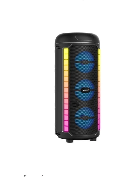 D43 Rgb Işıklı Mikrofonlu Bluetooth Hoparlör 3x Speaker