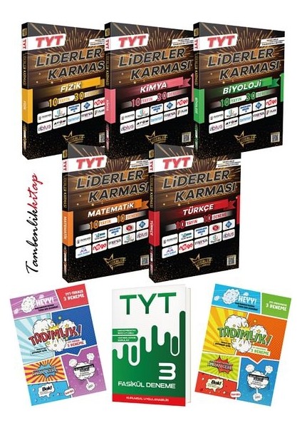 TYT Sayısal Branş Deneme Seti – 3 Fasikül Deneme