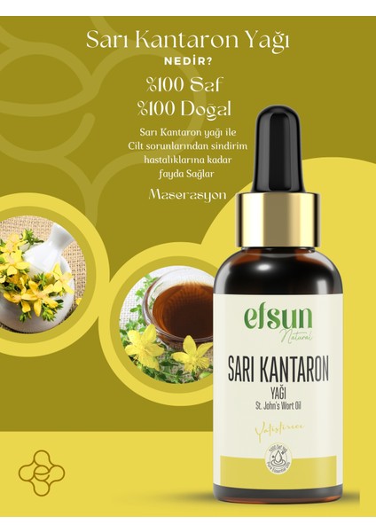 Sarı Kantaron Yağı %100 Saf ve Doğal 30 ml