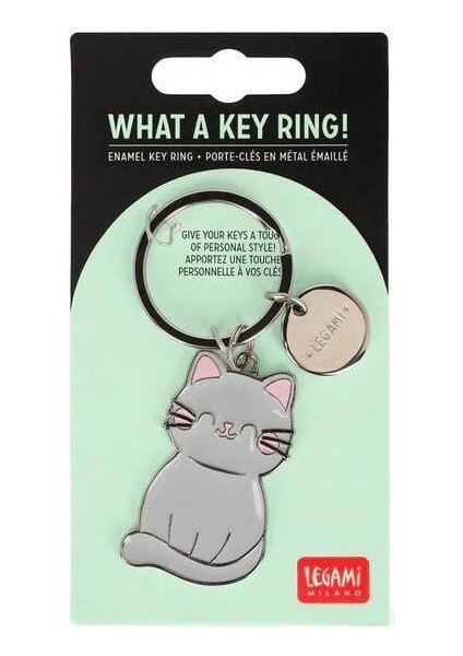 Anahtarlık Emaye Kitty