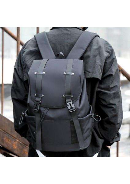 Moda Spor Dizüstü Seyahat Çantası Öğrenci Okul Çantası Siyah (Yurt Dışından) modelleri