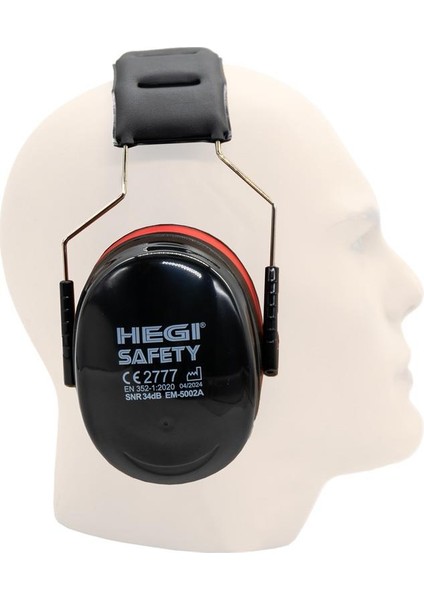 Safety EM-5002A Manşon Başbantlı Kulaklık 34DB Snr