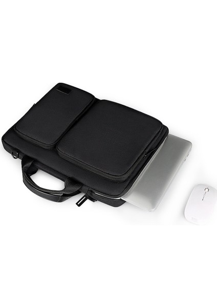 Erkek ve Kadın 15,6 Inç Evrensel Darbeye Dayanıklı Laptop Çantası Siyah (Yurt Dışından) modelleri