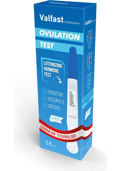 Ovulasyon Testi 1 Kutu 5 Adet
