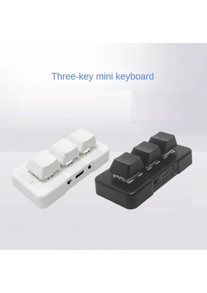 MK321BT 3 Tuşlu Mini Özelleştirilmiş Mekanik Klavye, Beyaz (Yurt Dışından) fiyatları