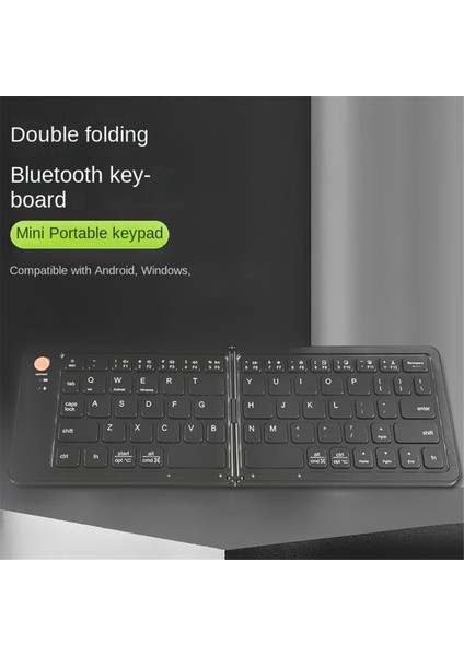 Android/windows Tablet Klavye Için Taşınabilir Katlanır Kablosuz Tuş Takımı (Yurt Dışından)