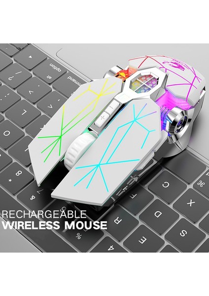 Kablosuz Fare 2,4 Ghz Şarj Edilebilir 3 Hız Ayarlanabilir 2400 Dpı, Gri (Yurt Dışından) fırsatları