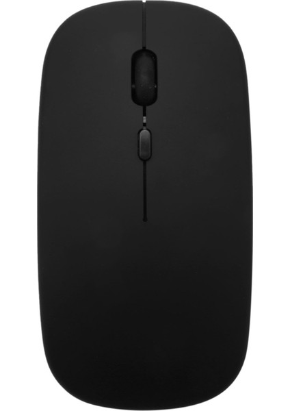 Kablosuz Fare Bilgisayar Bluetooth Fare Sessiz Pc Fare (Siyah) (Yurt Dışından)