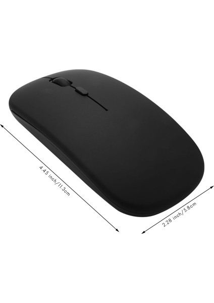 Kablosuz Fare Bilgisayar Bluetooth Fare Sessiz Pc Fare (Siyah) (Yurt Dışından) fırsatları