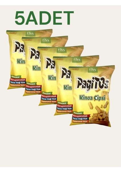 5'li Paket Pagitos Kinoa Cipsi 35gr