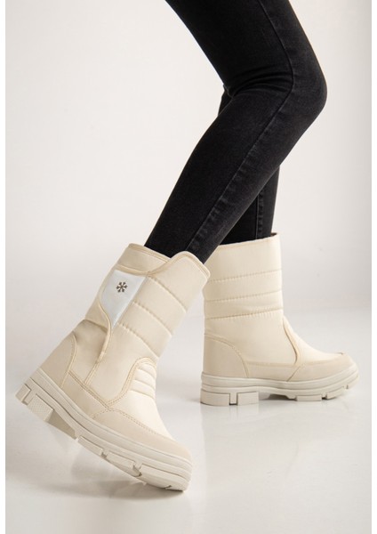 Diva Termal Kürklü Bantlı Soğuk Dayanıklı Kadın Bot modelleri