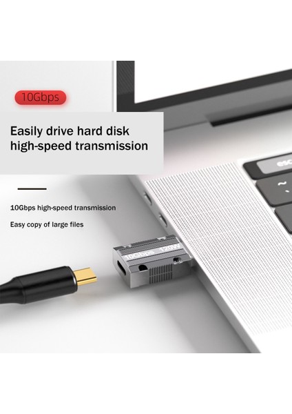 Type-C'den Usb'ye Adaptör 120W Hızlı Şarj Dönüştürücü (Yurt Dışından)