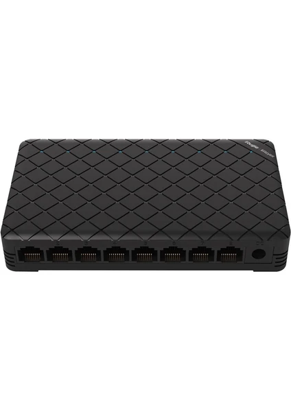 Reyee RG-ES08  8 Port 10-100 Mbps Yönetilemez Switch Plastik Kasa