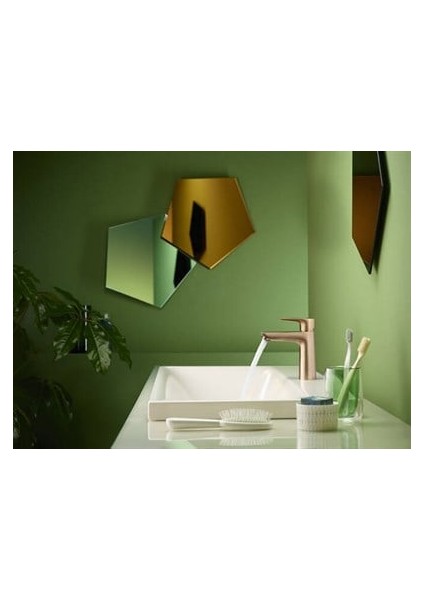 Talis E Tek Kollu Lavabo Bataryası Mat Altın modelleri