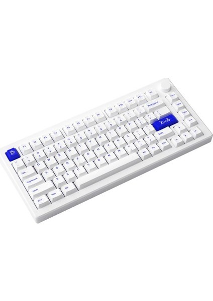 MOD 007B PC Blue on White RGB Kablosuz Hotswap Mekanik Gaming Klavye