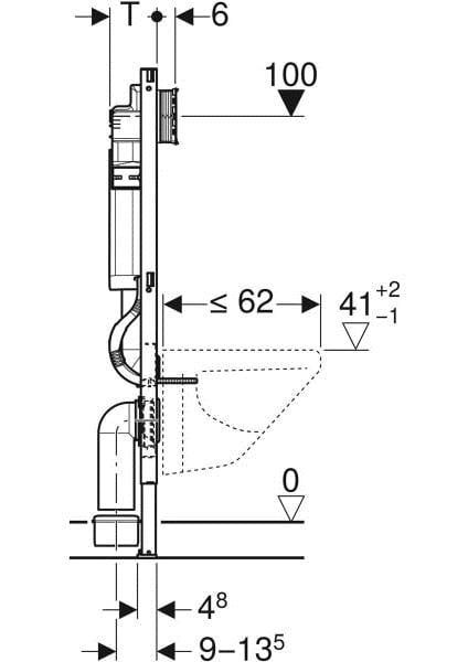 Gömme Rezervuar Duofresh Sigma-12CM-DUOFİX