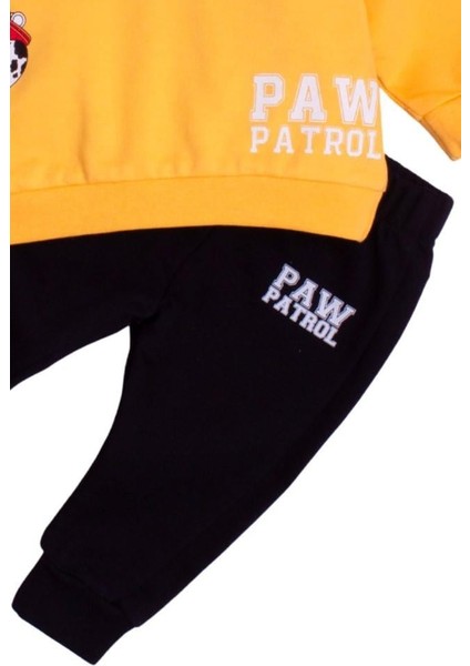 Pamuklu Paw Patrol Baskılı Tatlı Unisex Bebek&Çocuk 2'Li Alt Üst Eşofman Takım