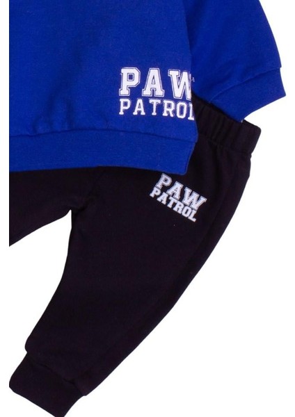 Pamuklu Paw Patrol Baskılı Tatlı Unisex Bebek&Çocuk 2'Li Alt Üst Eşofman Takım