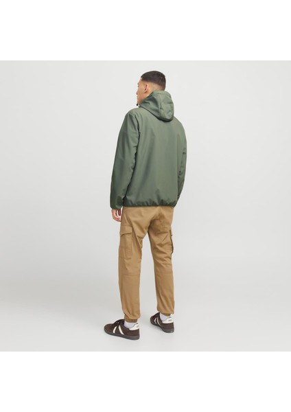 Erkek Logo Detayli Kapüsonlu Ceket - Theo modelleri