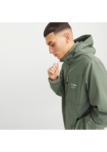 Erkek Logo Detayli Kapüsonlu Ceket - Theo fırsatları