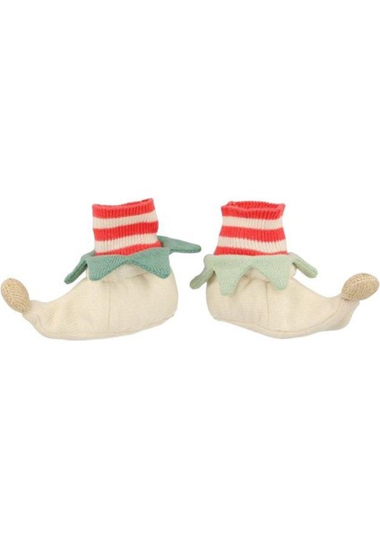 - Red Elf Booties - Elf Bebek Patiği