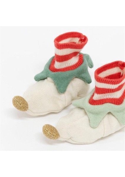 - Red Elf Booties - Elf Bebek Patiği modelleri