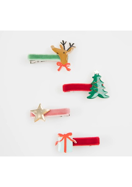 - Jolly Christmas Saç Tokaları - 8 Adet modelleri