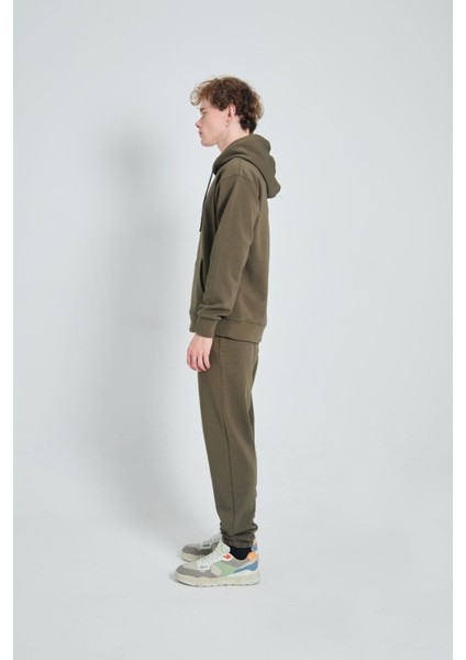 Oversize Kapüşonlu Baskılı Unisex Eşofman Takımı fiyatları