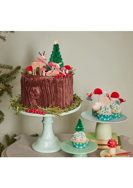 - Winter Woodland - Orman Cupcake Kiti modelleri