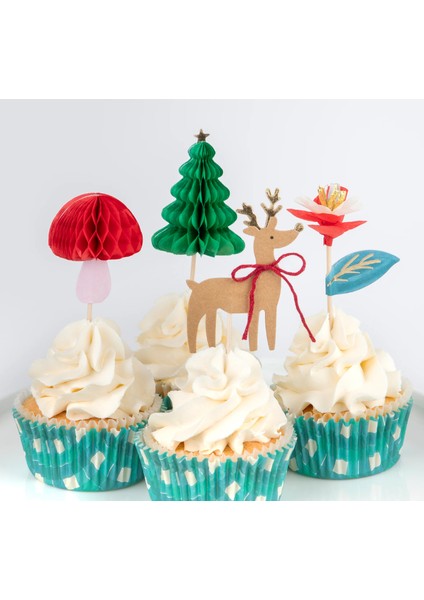 - Winter Woodland - Orman Cupcake Kiti fırsatları