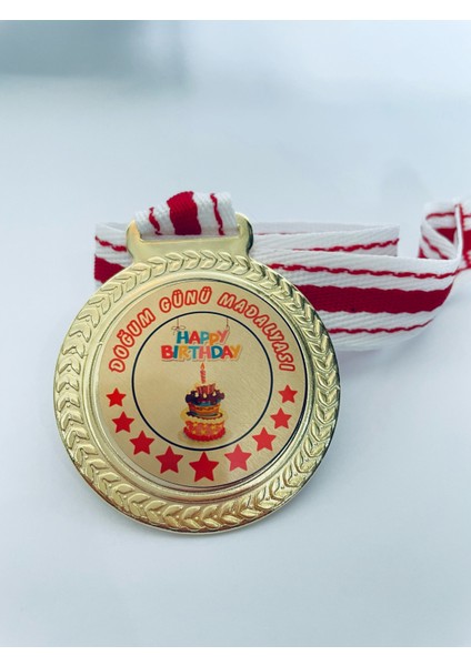 10 Adet Doğum Günü Madalyası - Dijital Baskılı Madalya Madalya fiyatları