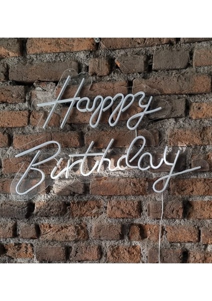 Happy Birthday Neon LED Duvar Aydınlatması modelleri