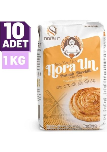 Pastalık Böreklik Un 1 kg 10 Adet