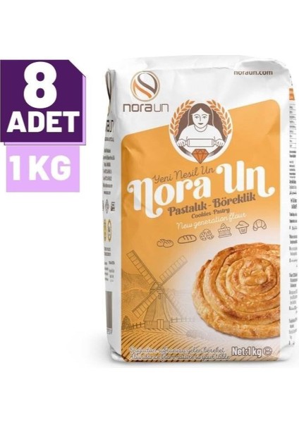 Pastalık Böreklik Un 1 kg 8 Adet